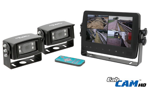 CabCAM A-HDS1559 HD 7" Color Quad LCD Screen System